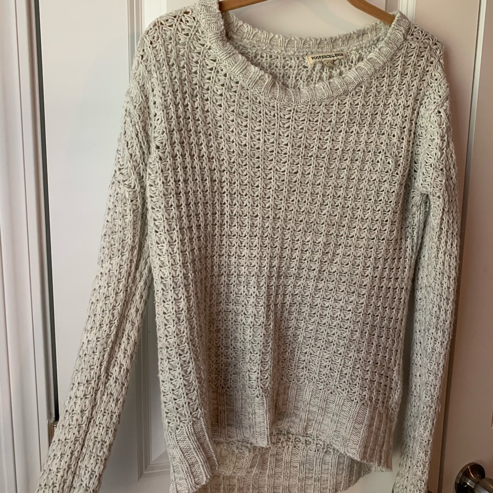 Cream knit sweater